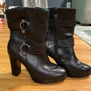 Harley Davidson heeled Leather boots